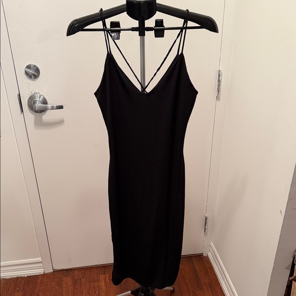 Streetwear Society Black Backless Dress